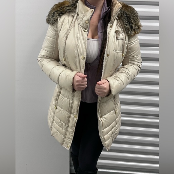 Women’s winter jacket / coat white size Small - Picture 2 of 6